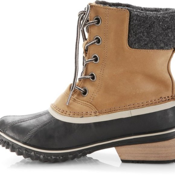NWOT Sorel Slimpack II Lace Winter Boots in Elk - Picture 3 of 9